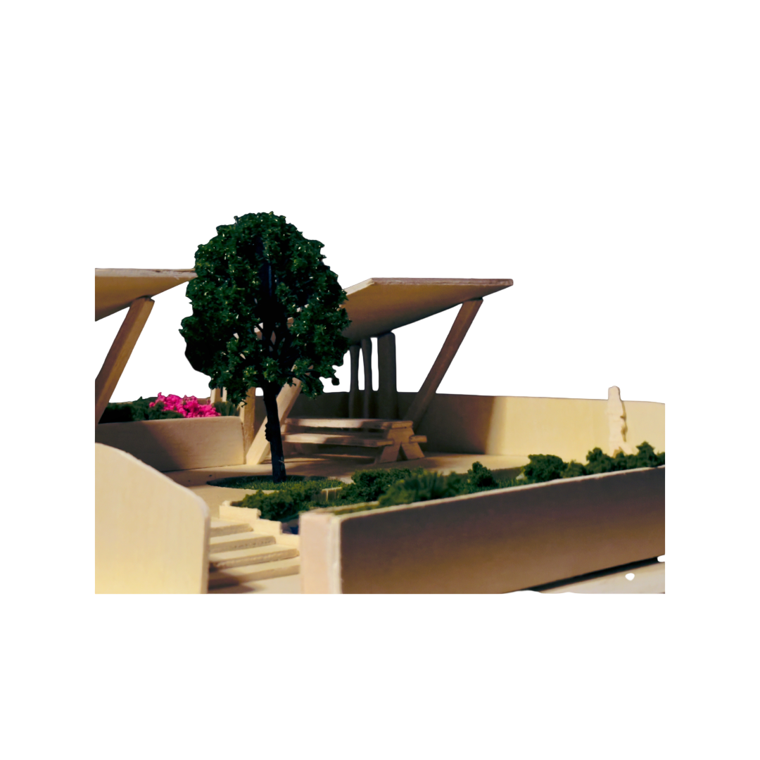 River Ripple Pavilion — ground-level perspective
